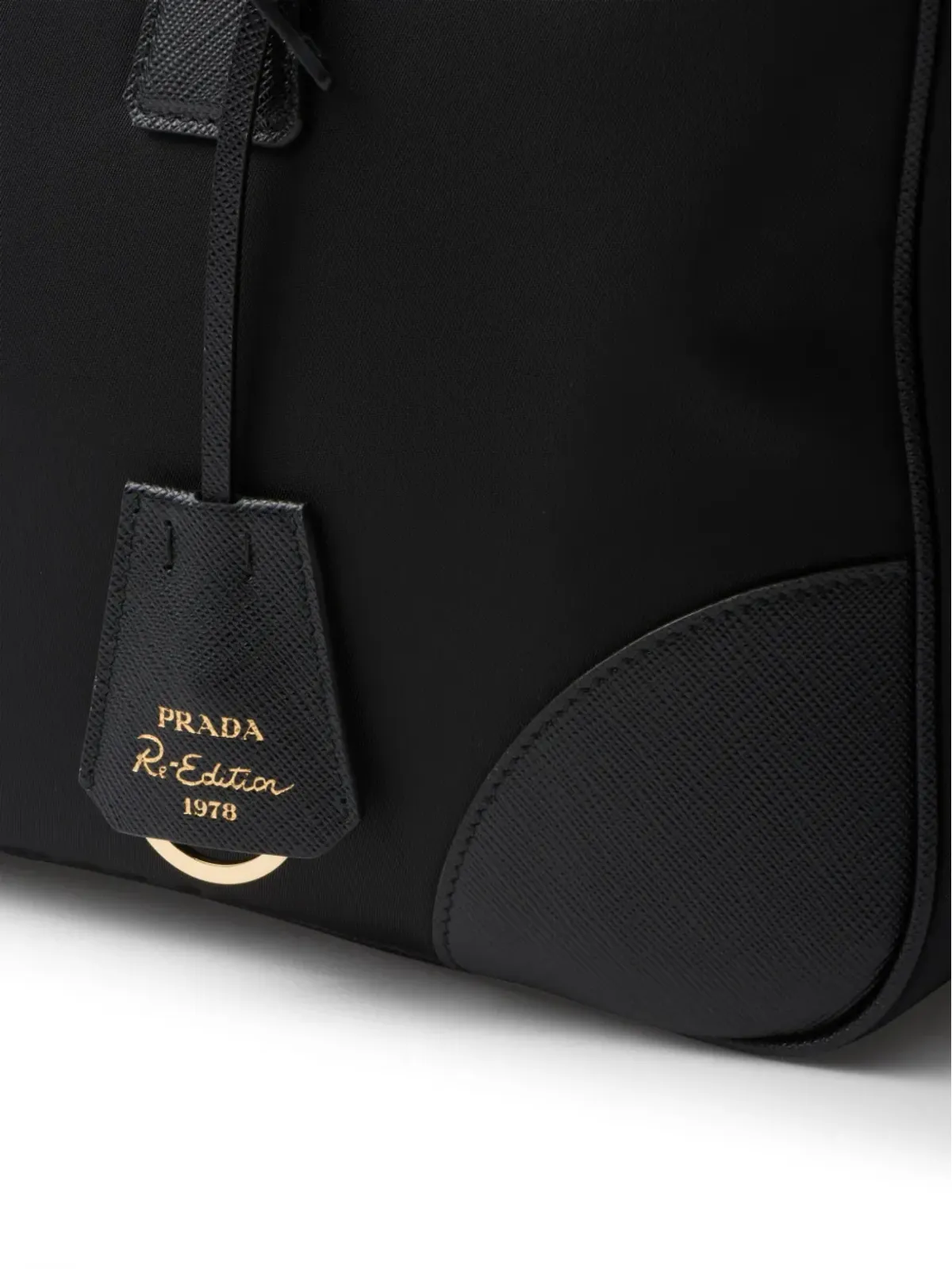 Prada 大型の Re-Edition 1978 トートバッグ ブラック - 画像5