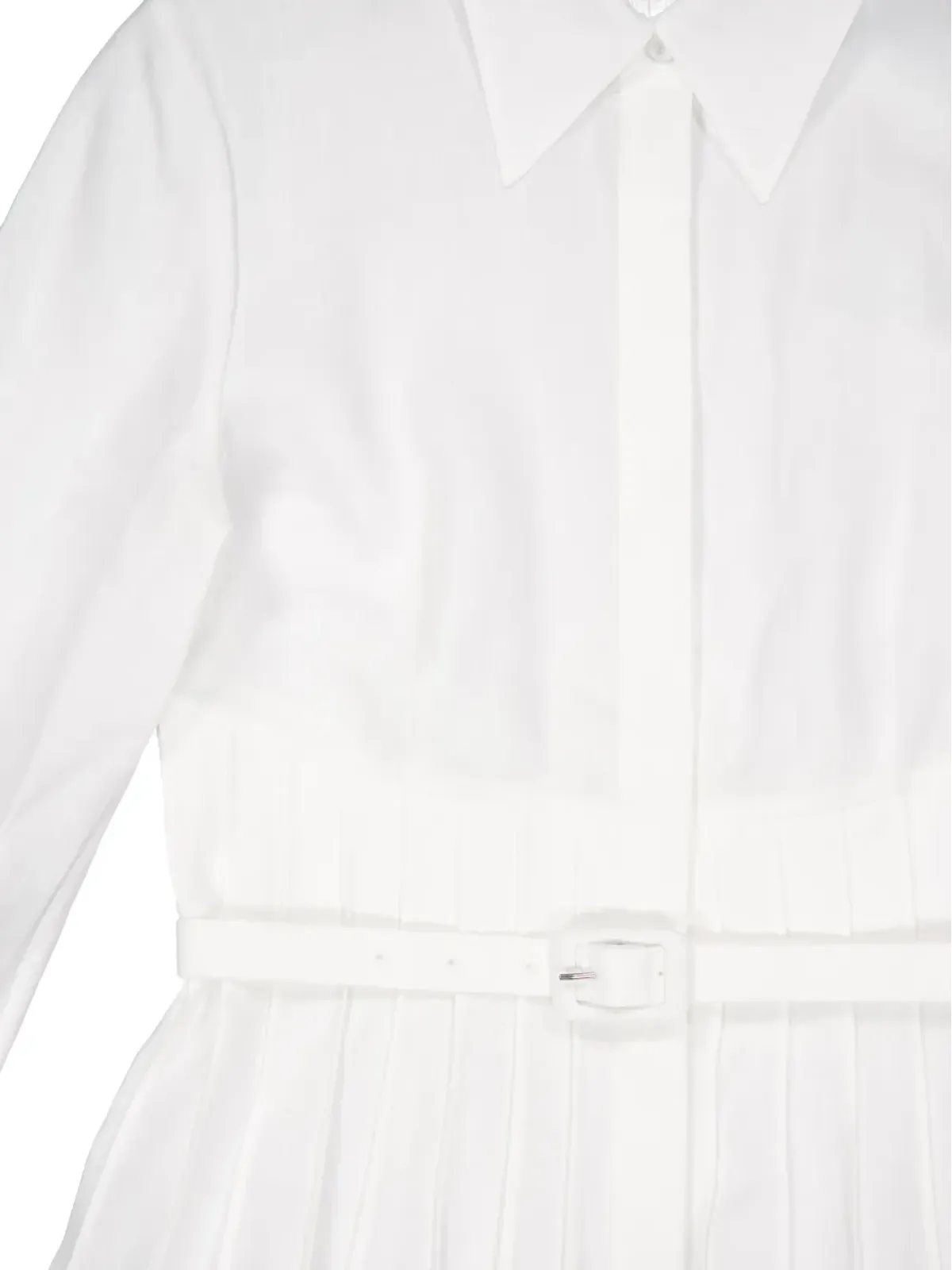 Gabriela Hearst デウィ リネン ミディ シャツドレス - White - 画像3