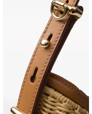 Prada Arqué 編み込みショルダーバッグ - ニュートラルカラー - サムネイル5