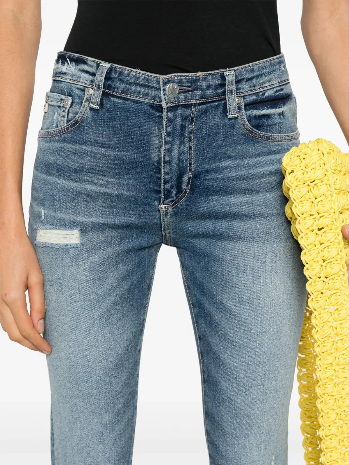 AG Jeans ジョディ ハイライズ クロップドジーンズ - 画像5