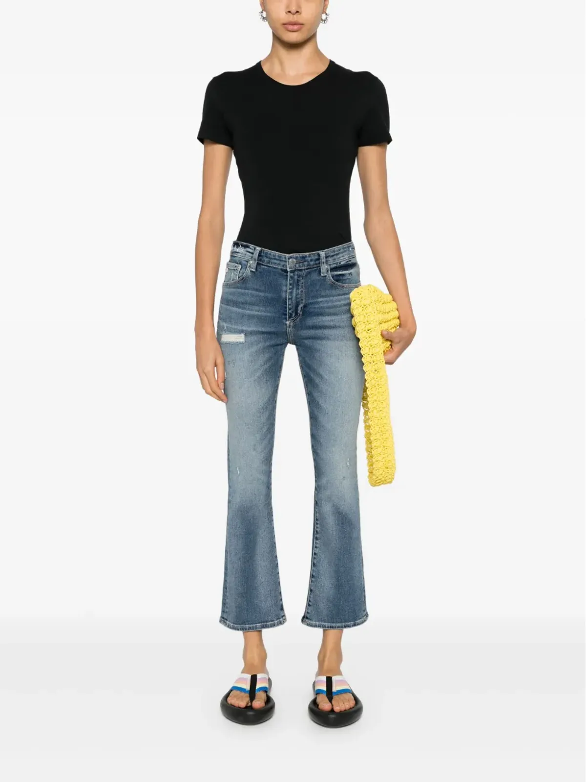 AG Jeans ジョディ ハイライズ クロップドジーンズ - 画像2