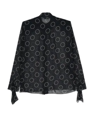Prada グラフィックプリント入りセミシアーシャツ - サムネイル2