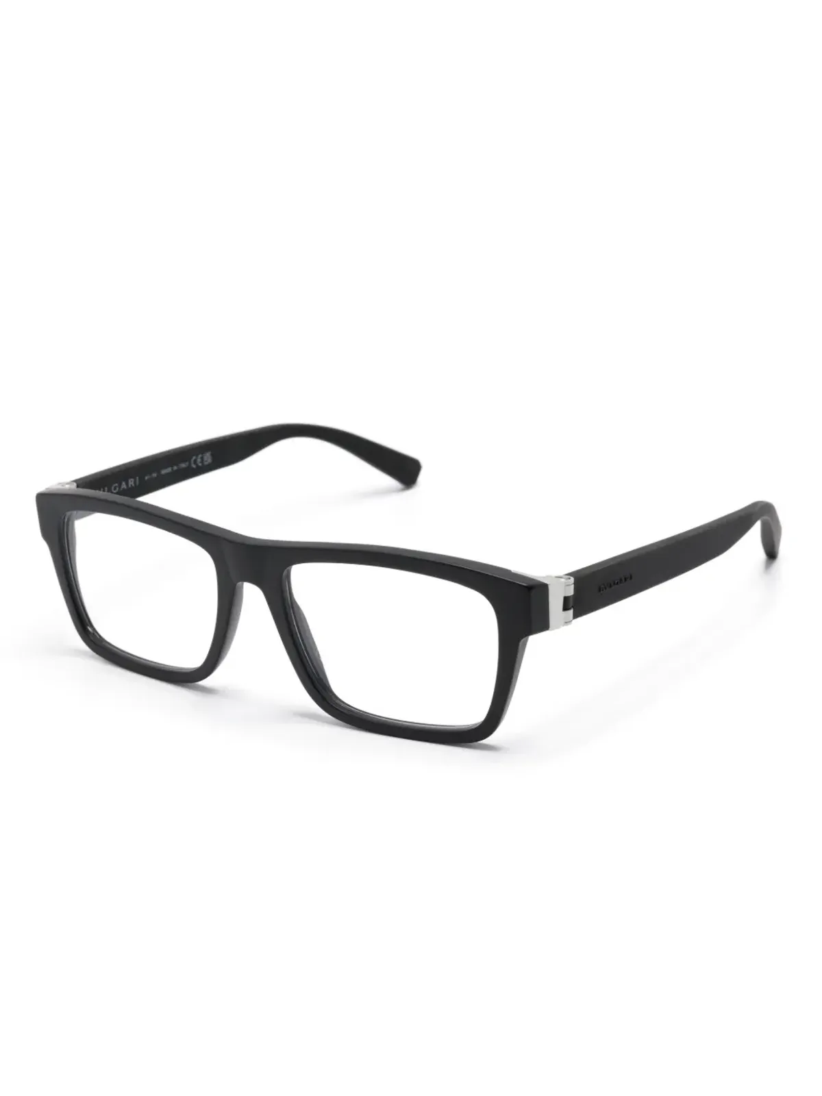 Bvlgari BV50018I rectangle-frame glasses - Black - 画像2
