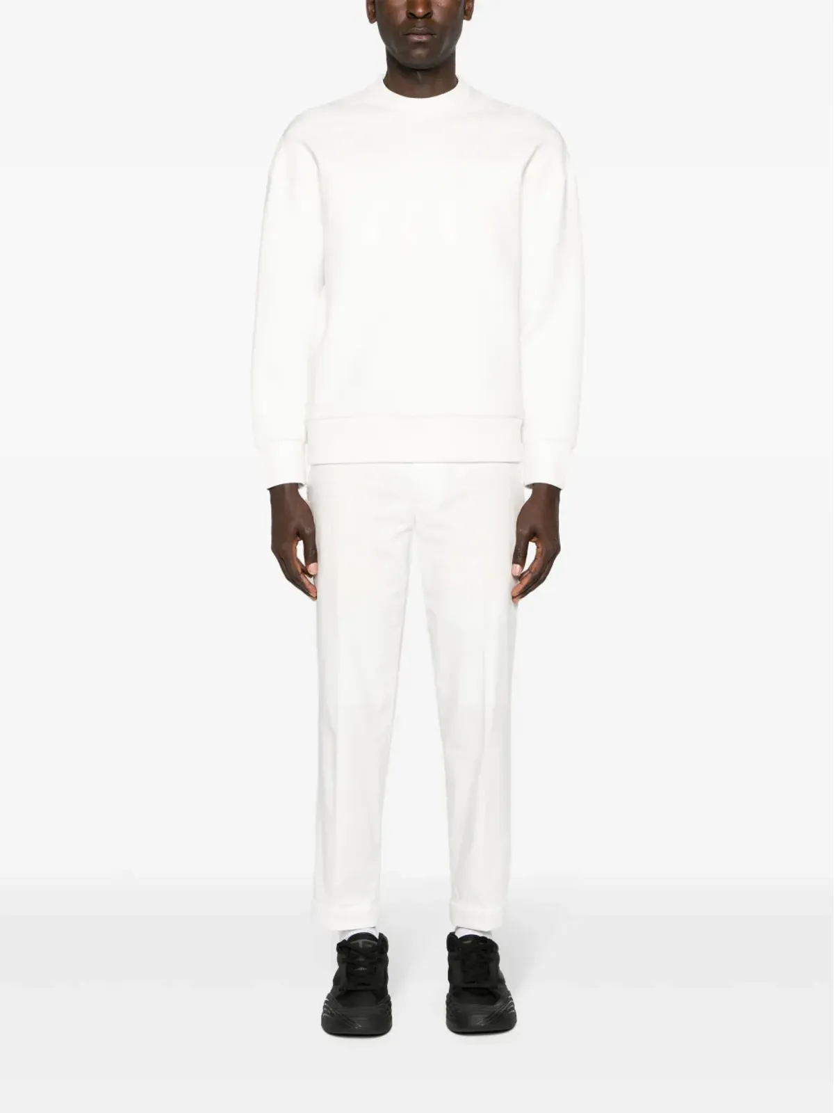 Neil Barrett サンダーボルトプリント scuba-jersey スウェットシャツ - 画像2