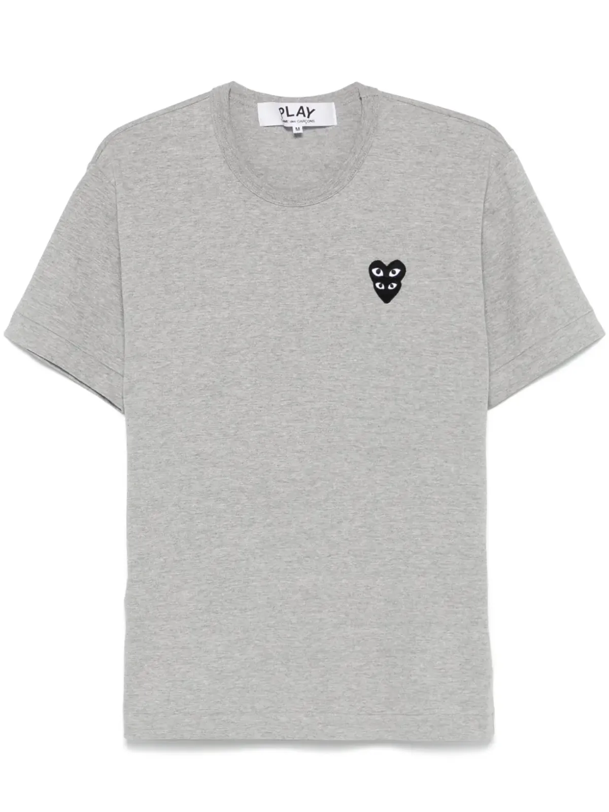 Comme Des Garçons Play ダブルハートパッチ Tシャツ - 画像1