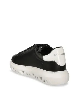 Karl Lagerfeld レザー スニーカー ブラック - サムネイル3