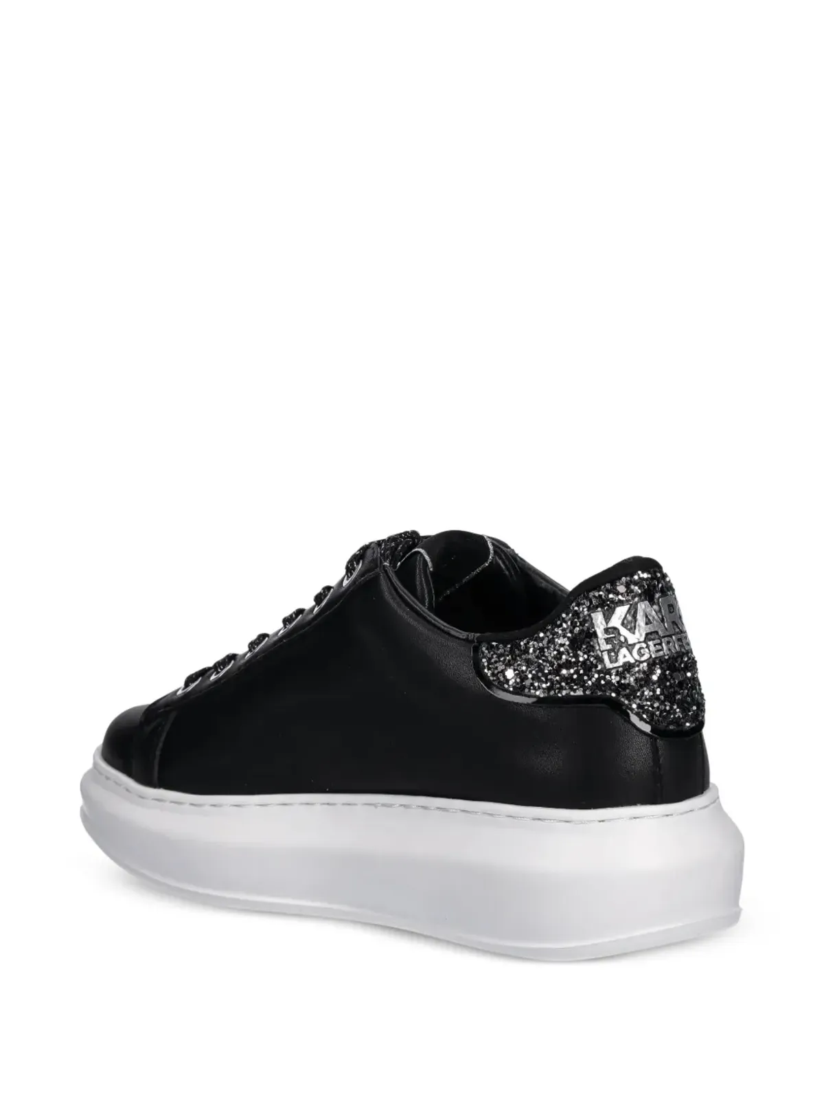 Karl Lagerfeld ロゴ入りスニーカー - ブラック - 画像3