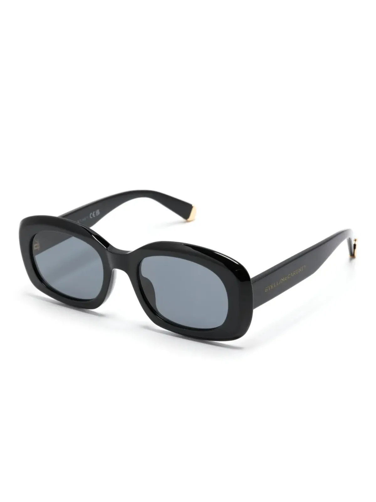 Stella McCartney Eyewear SC40080I 矩形フレーム サングラス - ブラック - 画像2
