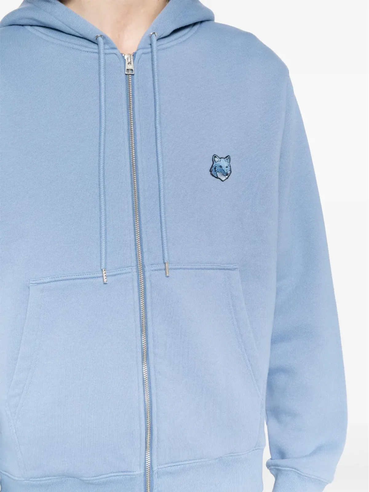 Maison Kitsuné Bold Fox コットンジャケット - ブルー - 画像5