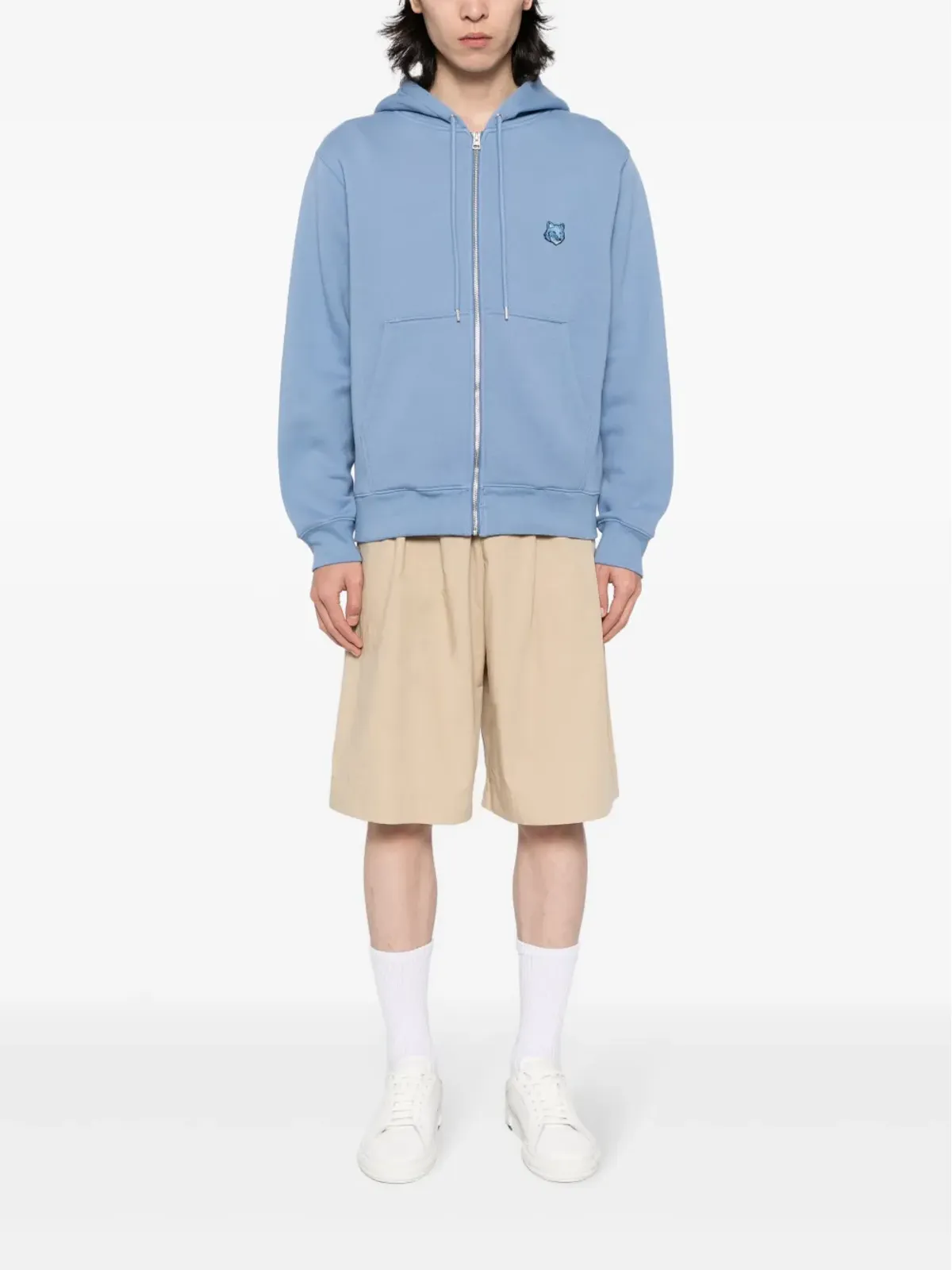 Maison Kitsuné Bold Fox コットンジャケット - ブルー - 画像2