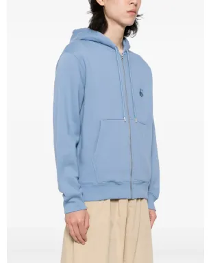 Maison Kitsuné Bold Fox コットンジャケット - ブルー - サムネイル3