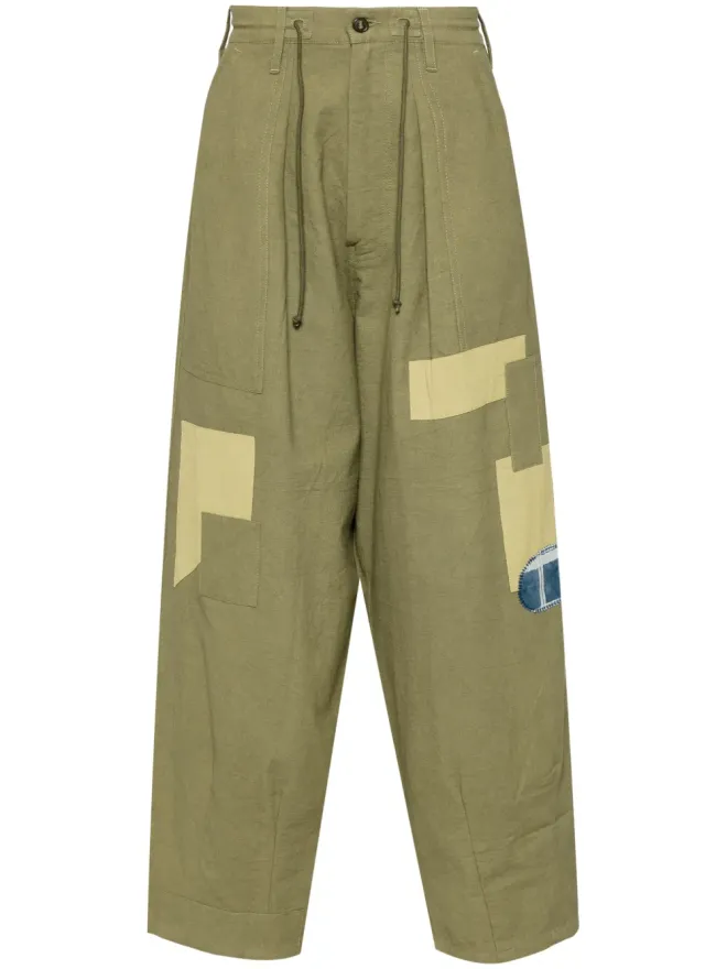 STORY mfg. STORY mfg. パネルドオーガニックコットンパンツ（グリーン）の商品画像