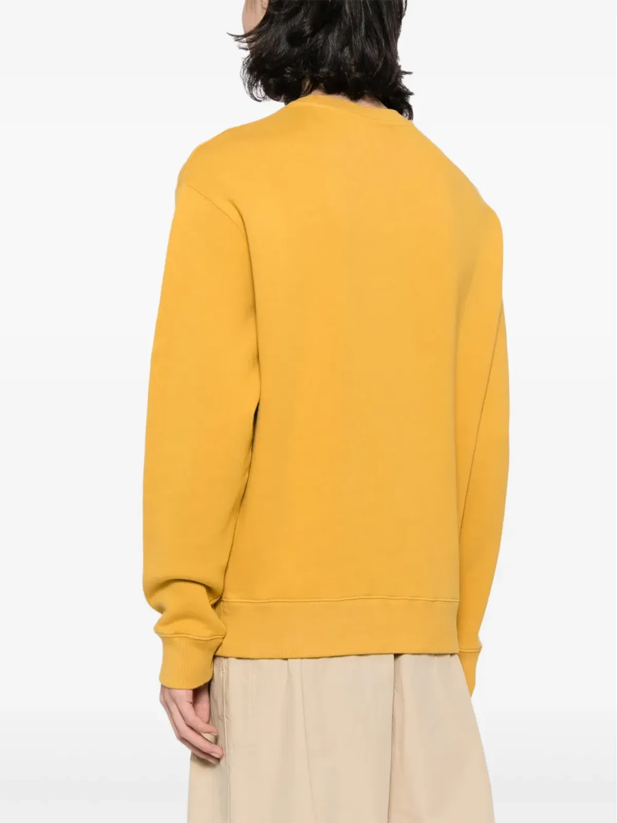 Maison Kitsuné レーシングフォックス コットン スウェットシャツ - イエロー - 画像4