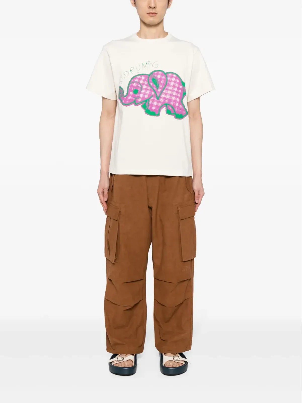 STORY mfg. オーガニックコットン カーゴパンツ - 画像2