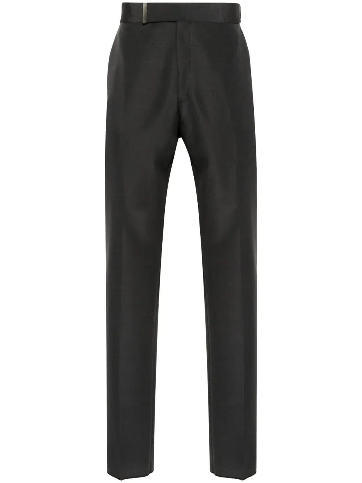 TOM FORD ベルト付き テーラードパンツ グレー - 画像1