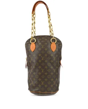 Louis Vuitton ビンテージ × Karl Lagerfeld 2014 Punching PM ハンドバッグ - ブラウン - サムネイル1