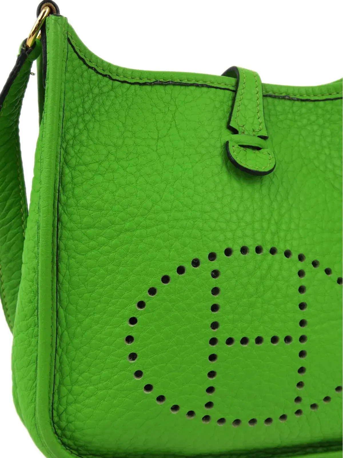 Hermès ビンテージ 2003 Evelyne TPM ショルダーバッグ - グリーン - 画像3