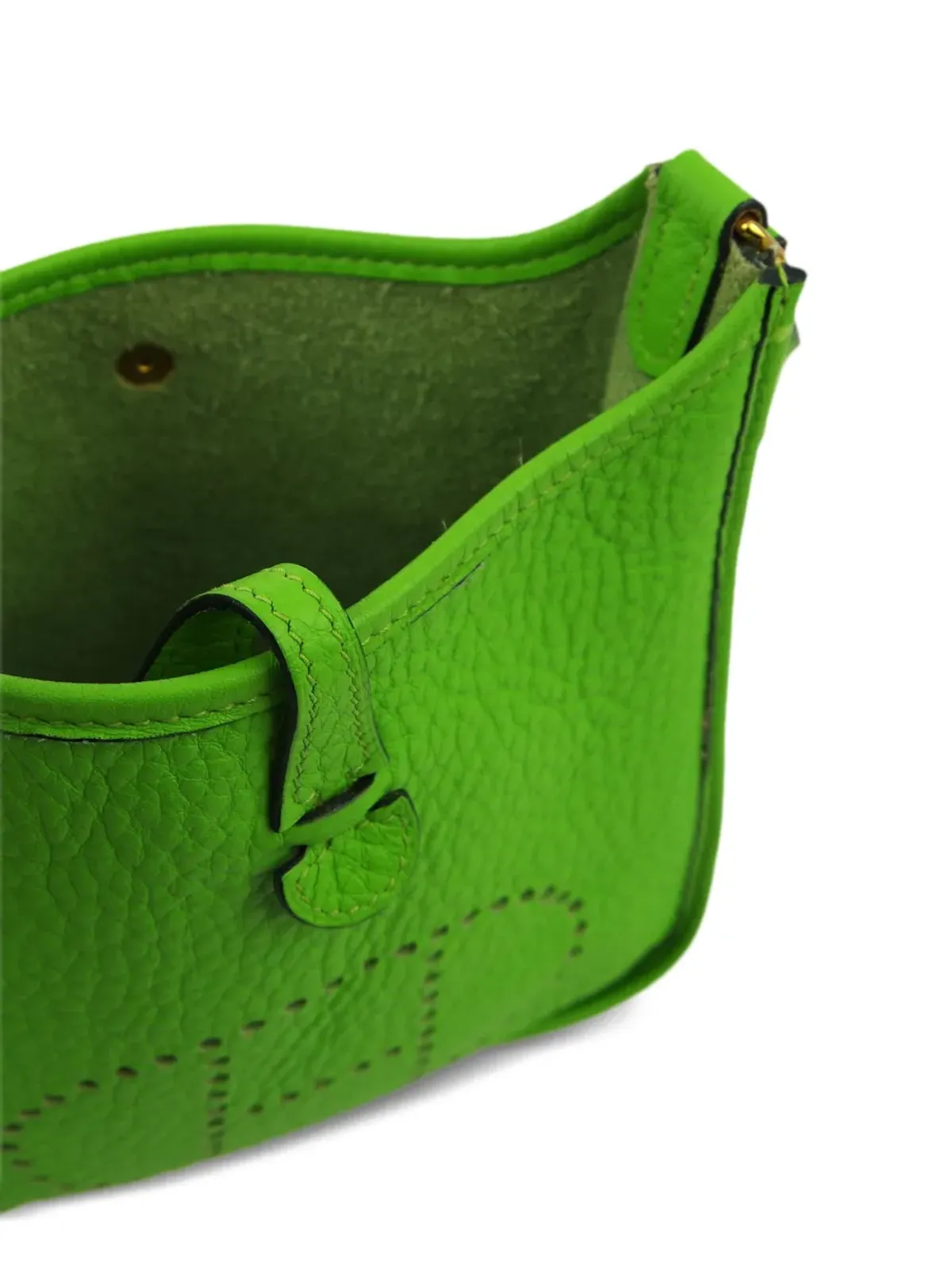 Hermès ビンテージ 2003 Evelyne TPM ショルダーバッグ - グリーン - 画像4