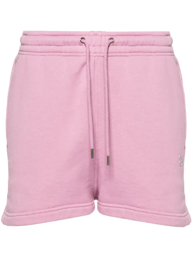 Maison Kitsuné Maison Kitsuné フォックスパッチ トラックショーツ - ピンクの商品画像
