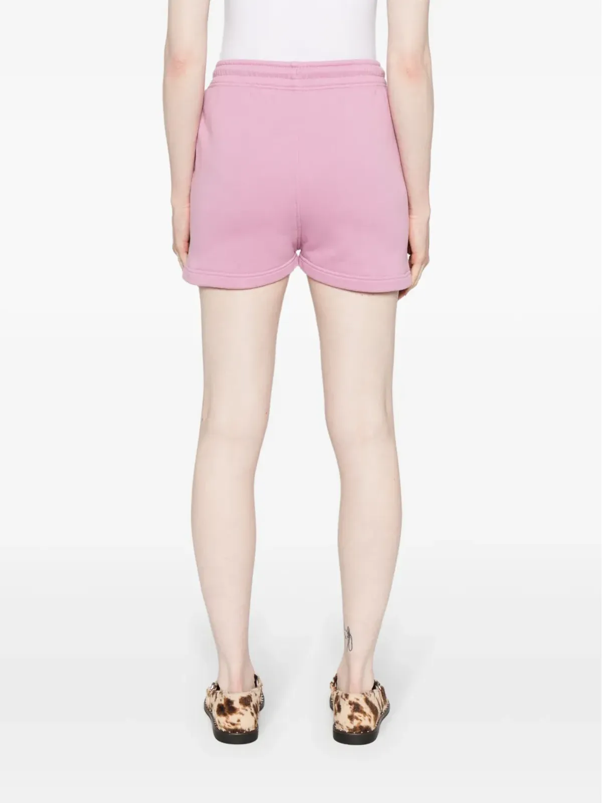 Maison Kitsuné フォックスパッチ トラックショーツ - ピンク - 画像4
