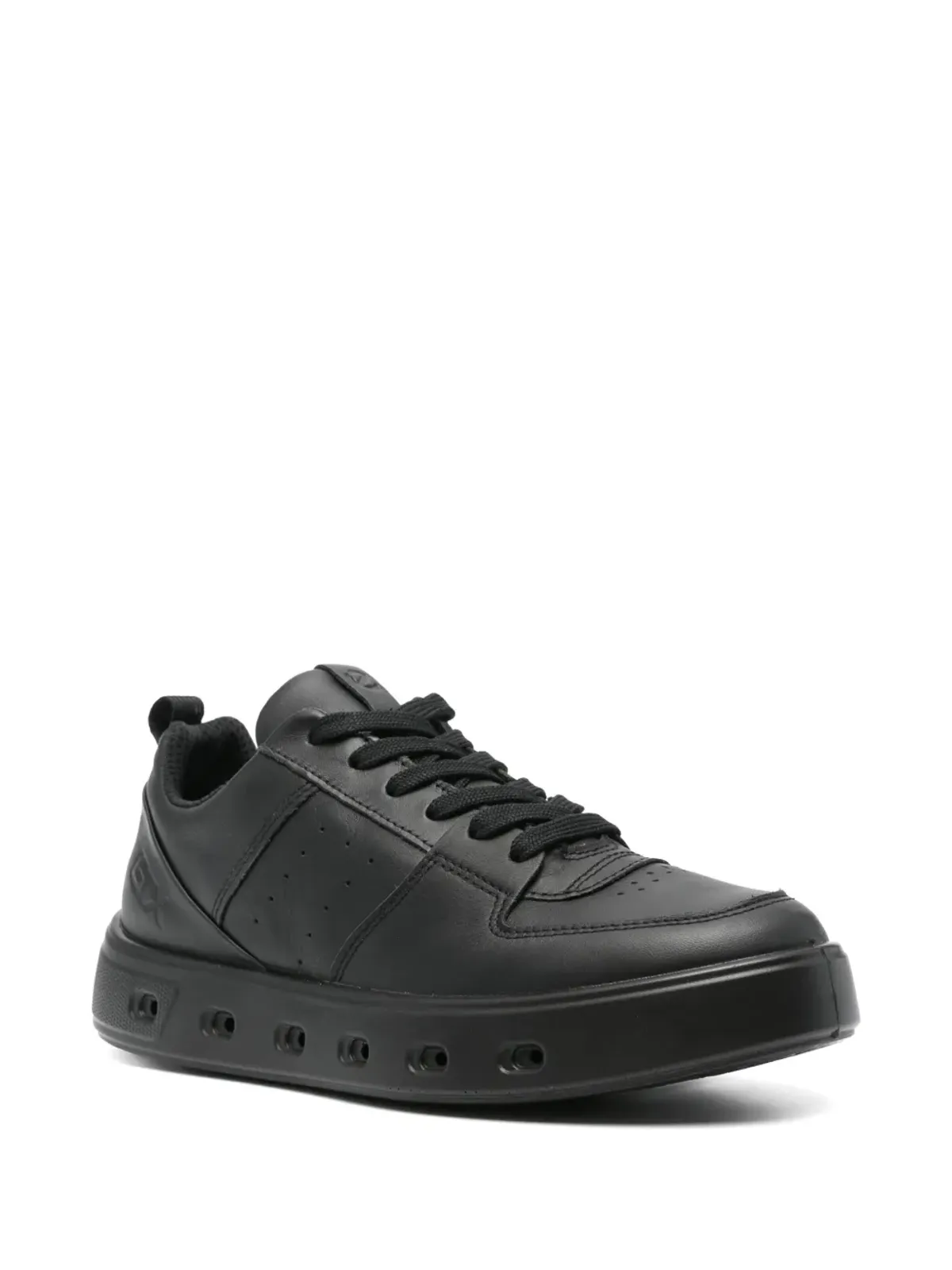 ECCO Street7 レザー スニーカー ブラック - 画像2