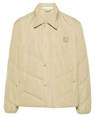 Maison Kitsuné ボールド フォックスヘッド キルテッドジャケット - ニュートラルカラー - サムネイル1