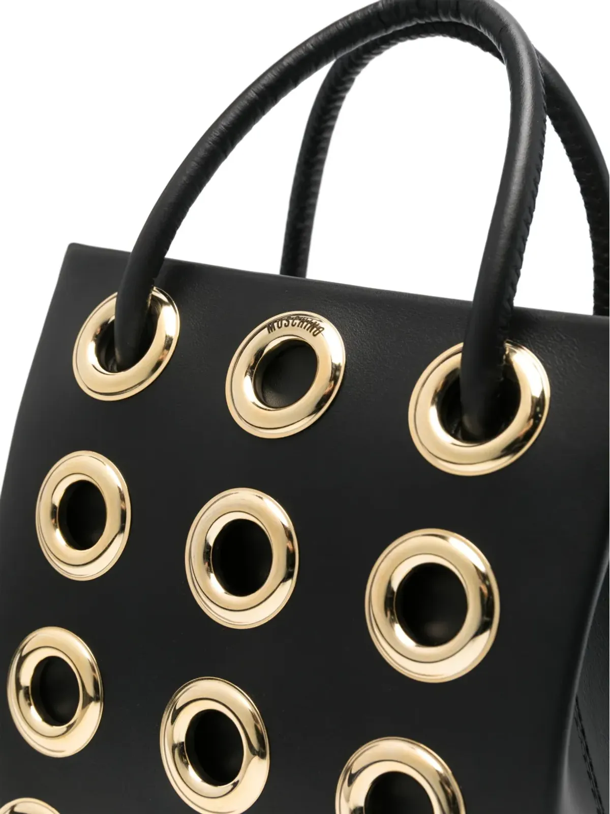 Moschino リングハードウェア ミニバッグ - ブラック - 画像4