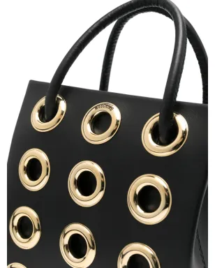 Moschino リングハードウェア ミニバッグ - ブラック - サムネイル4