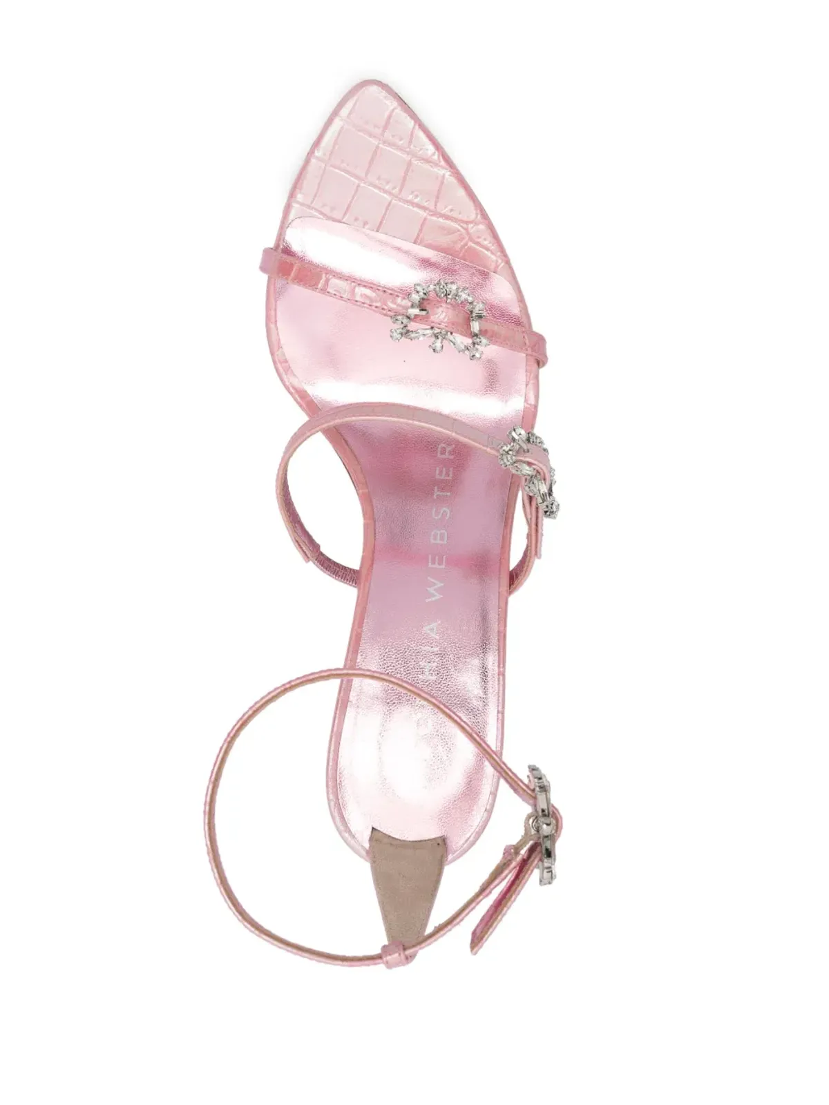 Sophia Webster Grace Mid レザーサンダル - 画像4