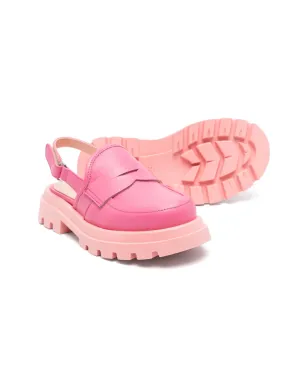 Gallucci Kids スリングバックレザーローファー - サムネイル2
