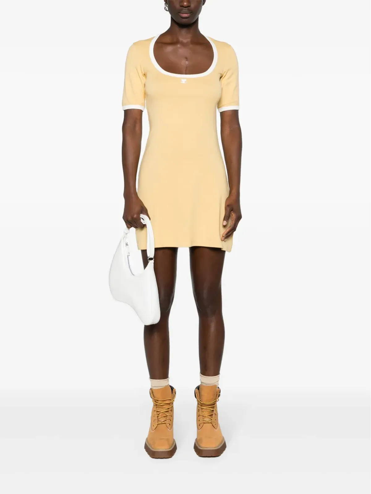 Courrèges ホリスティック コットン ミニドレス - 画像2