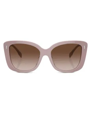 Tory Burch Miller オーバーサイズフレーム サングラス - ピンク - サムネイル1