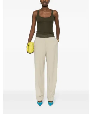 Max Mara Bastia リブ編みシルクトップ - グリーン - サムネイル2