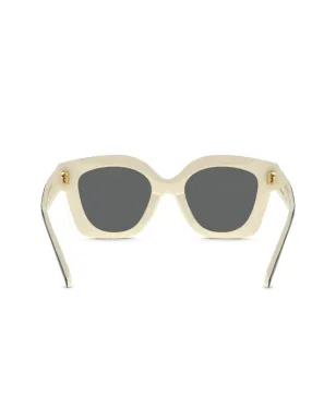 Tory Burch Miller プッシュド スクエア型 サングラス - ブラック - サムネイル4