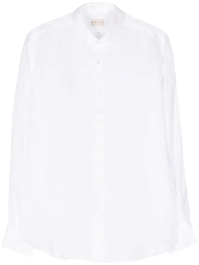 Xacus Xacus スプレッドカラーリネンシャツの商品画像