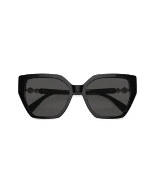 Swarovski Eyewear クリスタル装飾 ジオメトリックフレーム サングラス ブラック - サムネイル5