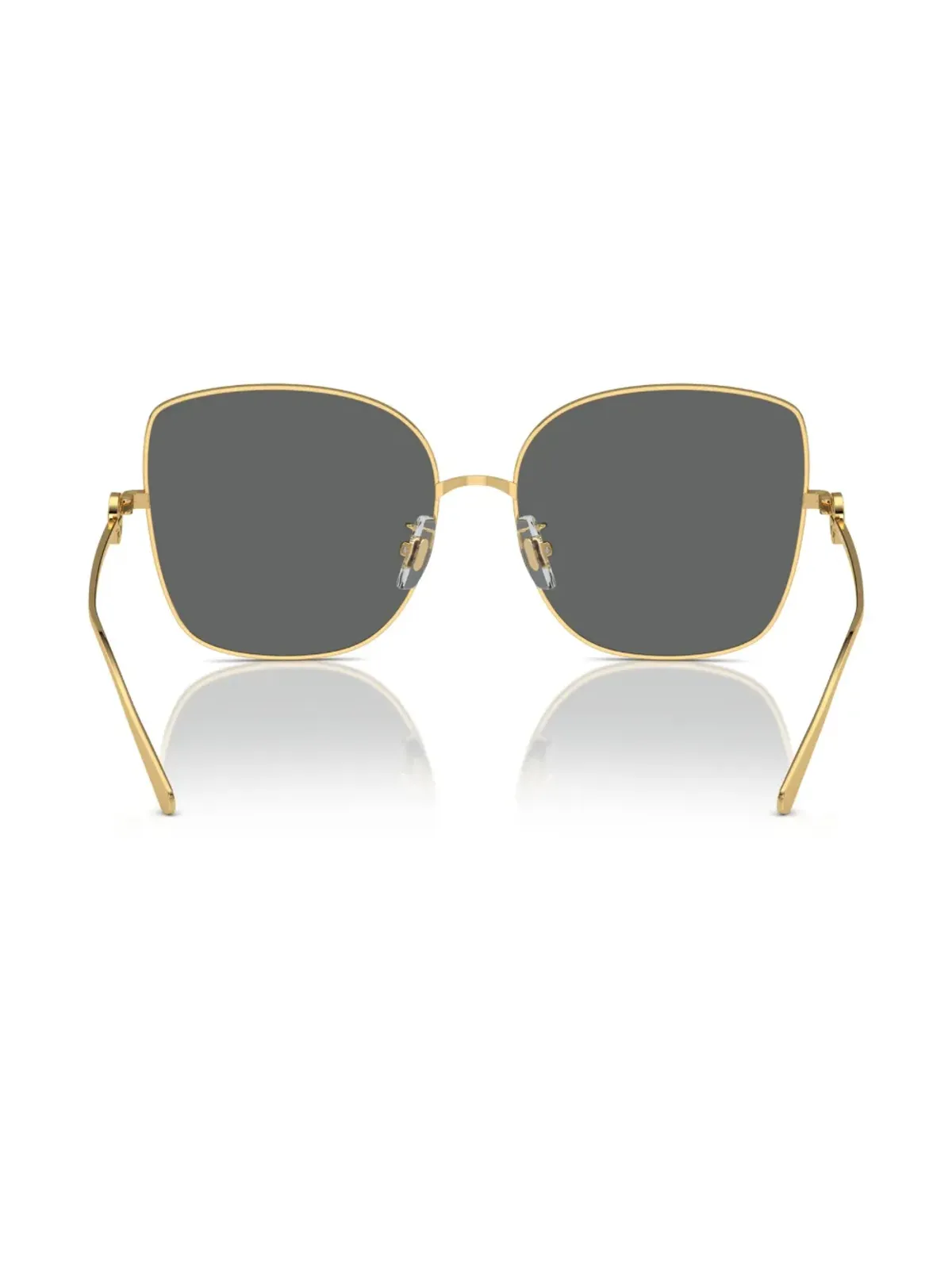 Tory Burch ロゴプレート オーバーサイズフレーム サングラス - ゴールド - 画像4