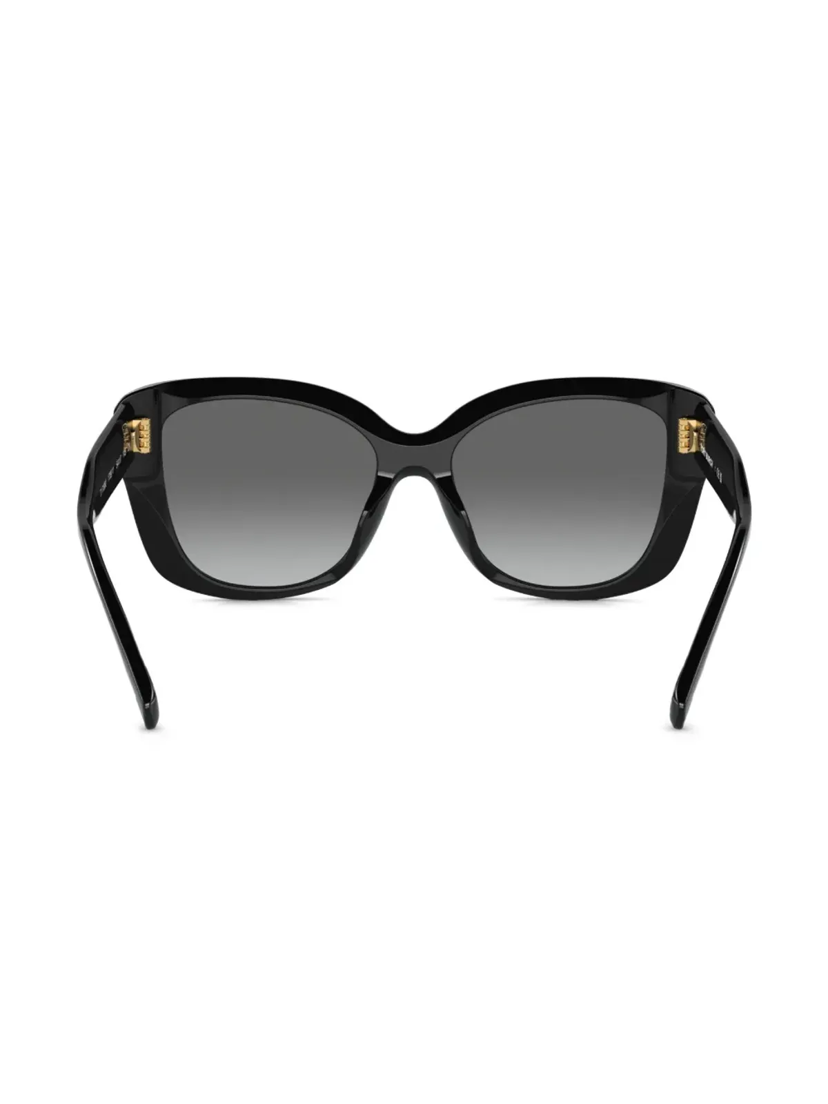 Tory Burch ミラー オーバーサイズ キャットアイ サングラス - ブラック - 画像4