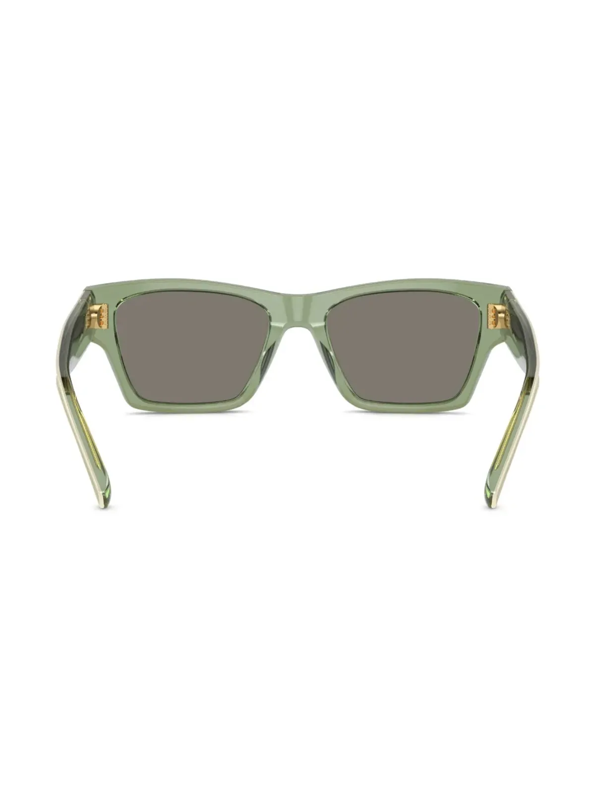 Tory Burch アウトラインド スクエアフレーム サングラス - グリーン - 画像4