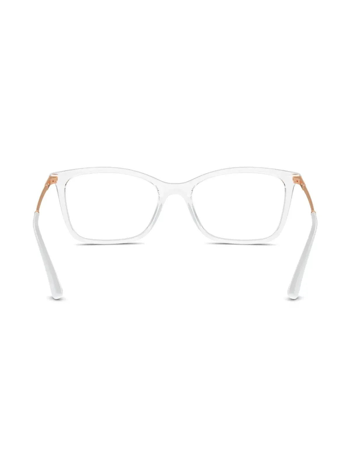 Vogue Eyewear ツートーン・スクエアフレーム眼鏡 White - 画像4