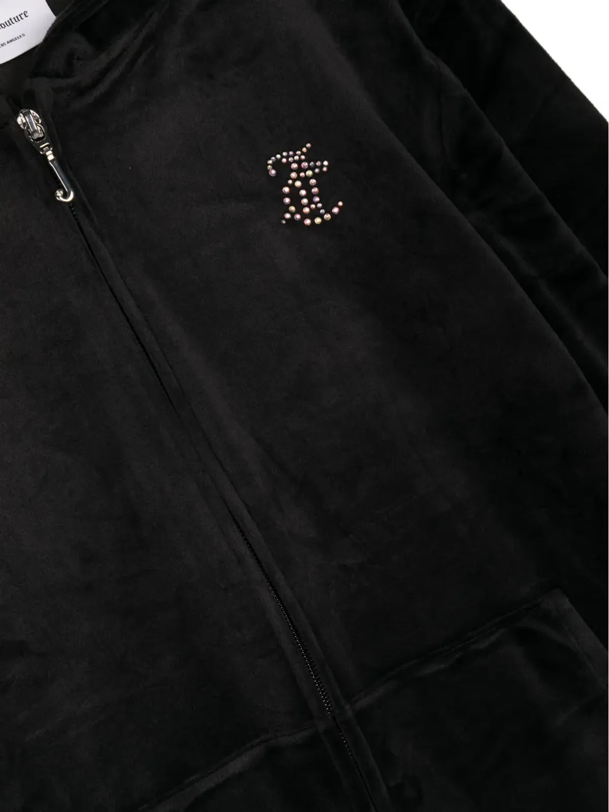 Juicy Couture Kids Diamantéロゴ入りフーディー - 画像3