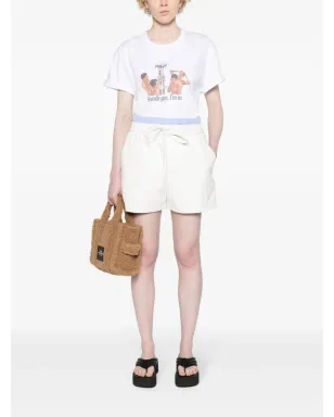 CARNE BOLLENTE Sounds Gay, I'm In コットンTシャツ - ホワイト - サムネイル3