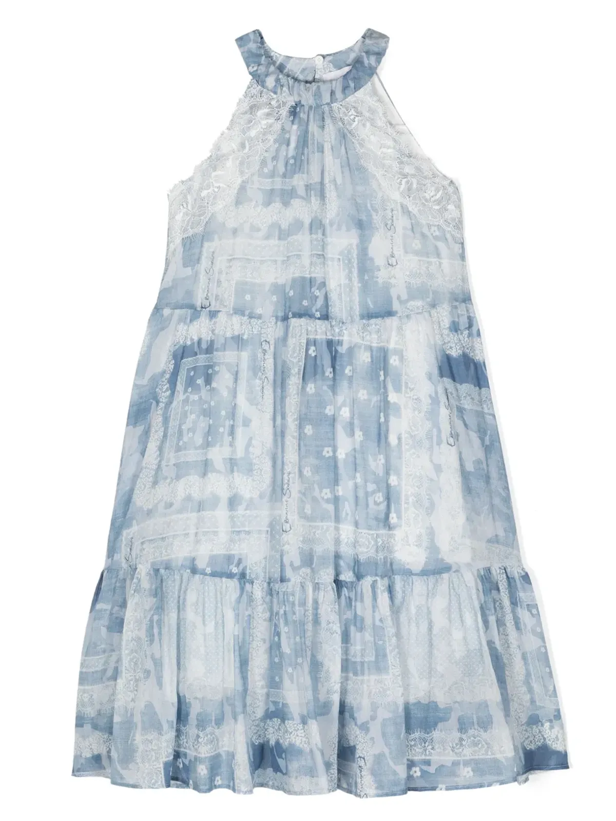 Ermanno Scervino Junior 花柄プリントワンピース - 画像1