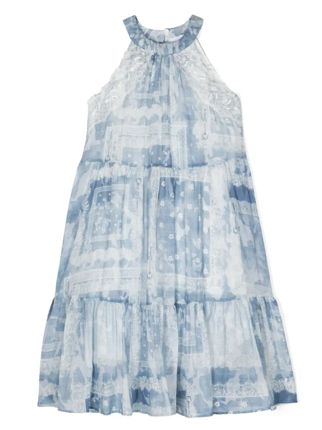 Ermanno Scervino Junior Ermanno Scervino Junior 花柄プリントワンピースの商品画像