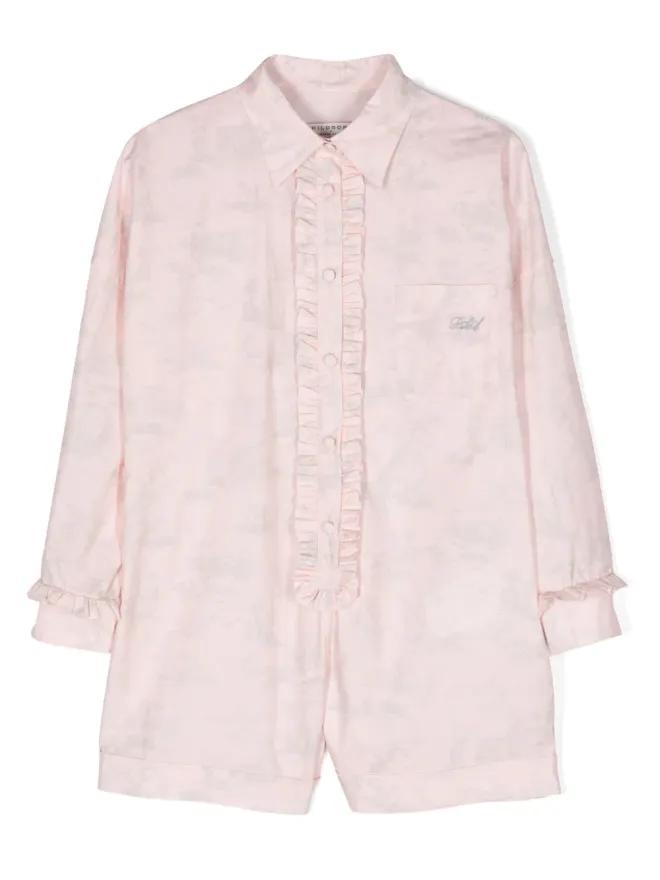 Philosophy Di Lorenzo Serafini Kids Philosophy Di Lorenzo Serafini Kids Toile de Jouyプリント・ポプリン・プレイスーツの商品画像