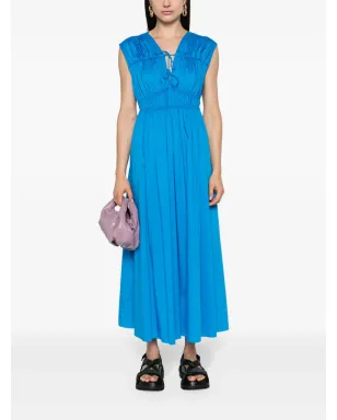 DVF Diane von Furstenberg ギリアン ポプリン マキシドレス - サムネイル2