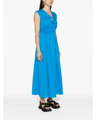 DVF Diane von Furstenberg ギリアン ポプリン マキシドレス - サムネイル3