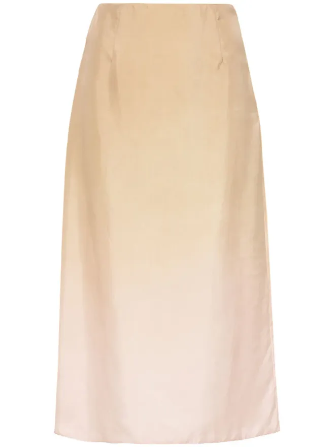 Prada Prada グラデーションツイル ミディスカートの商品画像