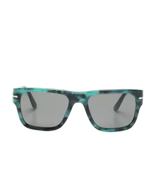 Persol べっ甲スクエアフレームサングラス - サムネイル1