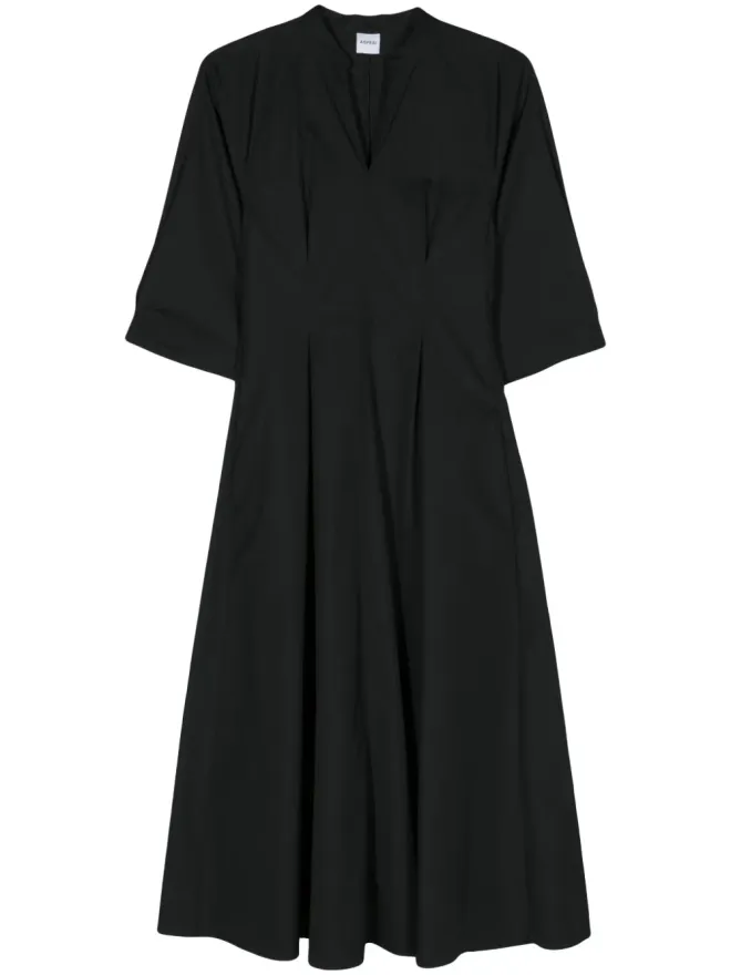 ASPESI ASPESI ポプリンフレアマキシドレスの商品画像